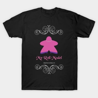 Roll Model, pink, dark T-Shirt